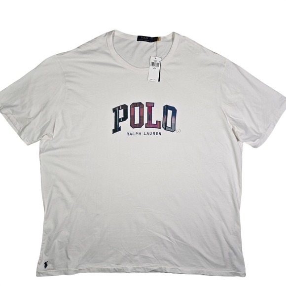 Ralph Lauren Other - Polo Ralph Lauren Mens 4XLT White T Shirt Embroidered Logo Blue Pony Cotton $80